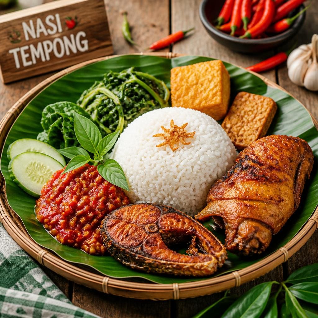 Nasi Tempong dari Bakso Lapangan Tembak Senayan